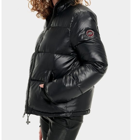 Ugg Jackets \u0026 Coats | Ugg Women's Izzie Puffer Nylon Jacket | Color: Black | Size: S | Megoshop's Closet